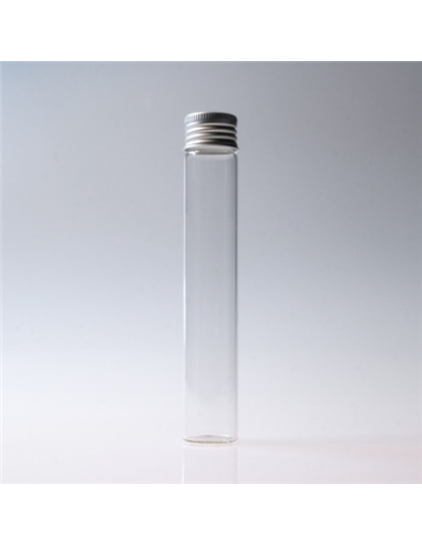Petite éprouvette en verre de 6 cm avec bouchon de liège, Tube