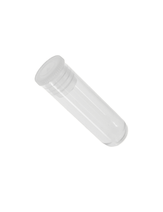 Tube verre 40 mm ø 12 Fond Rond - 2ml