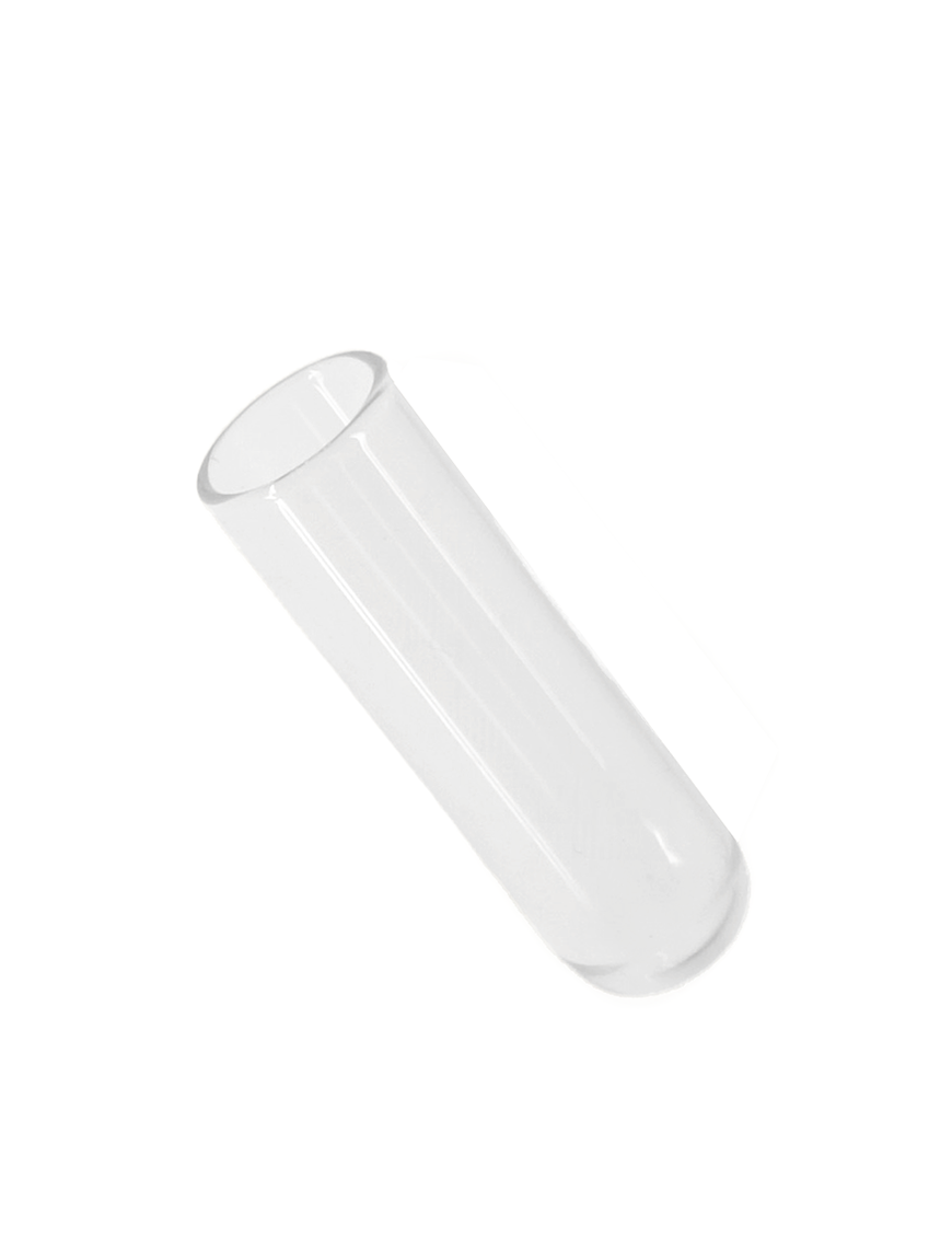 Tube verre 40 mm ø 12 Fond Rond - 2ml