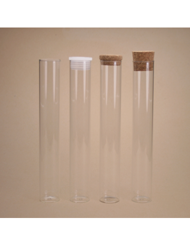 14 tubes à essai en plastique Tube à essai transparent avec