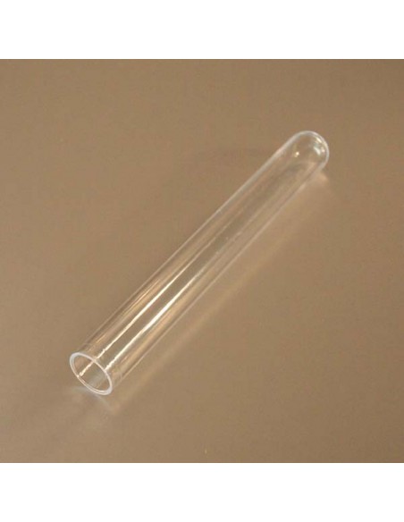 Acheter 10 pièces/12x100mm joint Tube à essai Tube à essai Transparent Tube  à fond rond Tube à essai de laboratoire en plastique