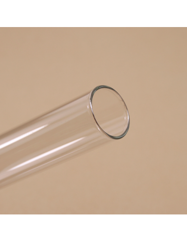 éprouvette en verre de 12 cm avec bouchon de liège, Tube à essai Soliflore  diam. 25 mm