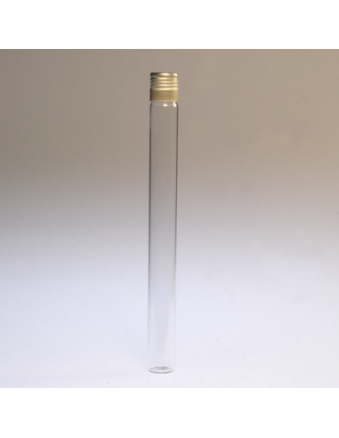 Tube verre 180 mm ø 18 Fond plat - 30ml