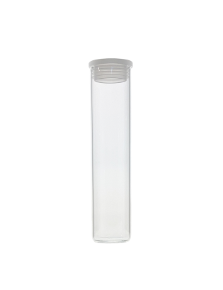 Tube verre 100 mm ø 24 Fond Plat - 32ml