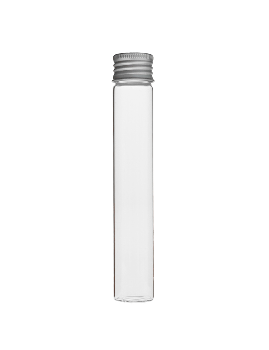 Tube verre 145 mm ø 25 Fond plat - 50ml