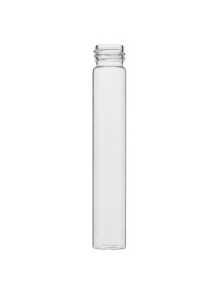 Tube verre 145 mm ø 25 Fond plat - 50ml