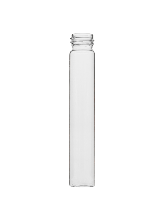 Tube verre 145 mm ø 25 Fond plat - 50ml