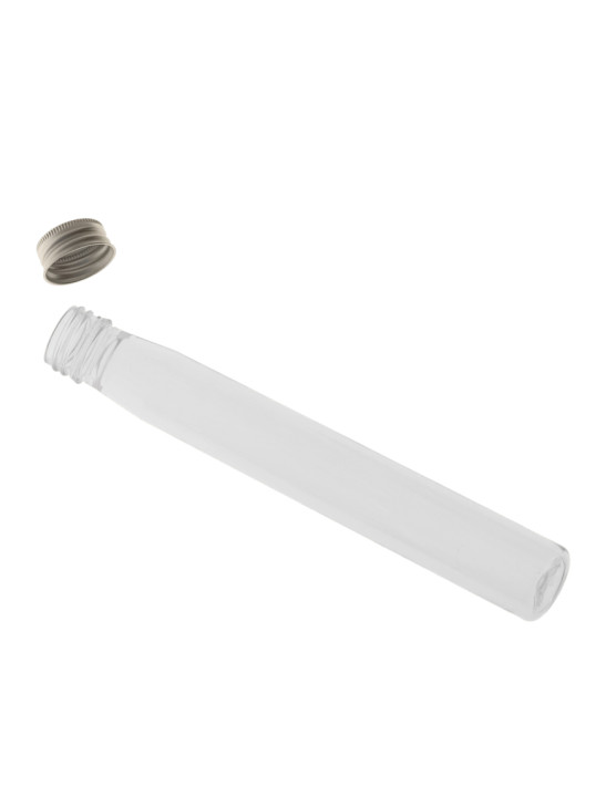 Tube PLASTIQUE PET 198mm ø 29 Fond plat 100ml