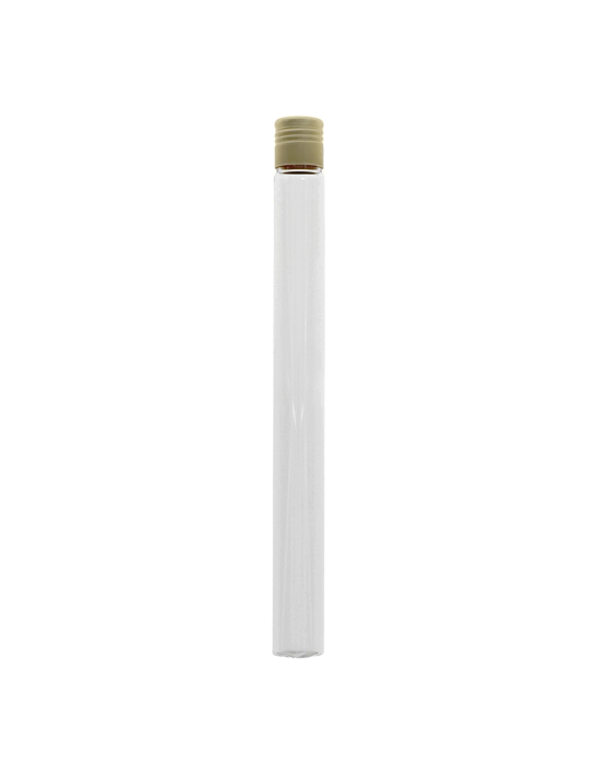 Tube verre 180 mm ø 18 Fond plat - 30ml