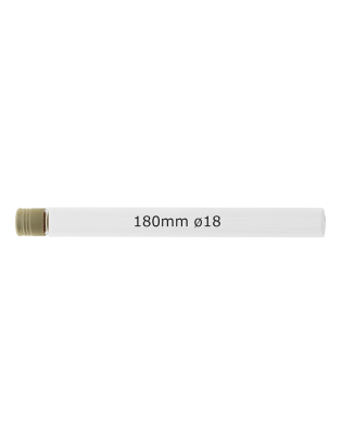 Tube verre 180 mm ø 18 Fond plat - 30ml