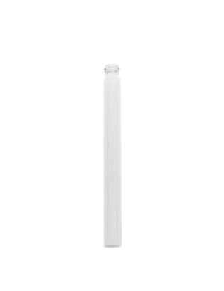 Tube verre 180 mm ø 18 Fond plat - 30ml