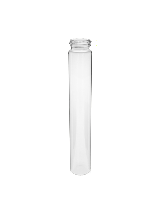 Tube verre 180 mm ø 29.5 Fond plat - 90ml.