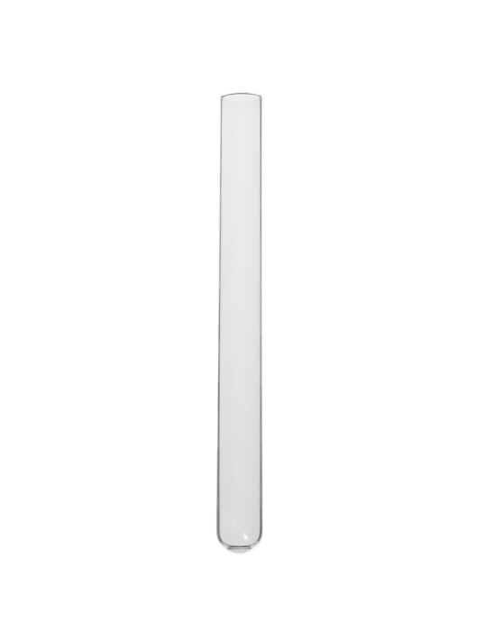 Tube verre 200 mm ø 20 Fond Rond - 48ml