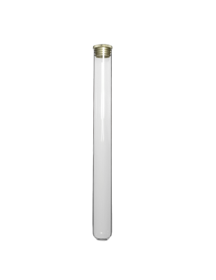 Tube verre 200 mm ø 20 Fond Rond - 48ml