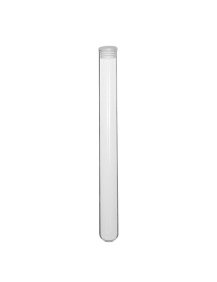 Tube verre 200 mm ø 20 Fond Rond - 48ml