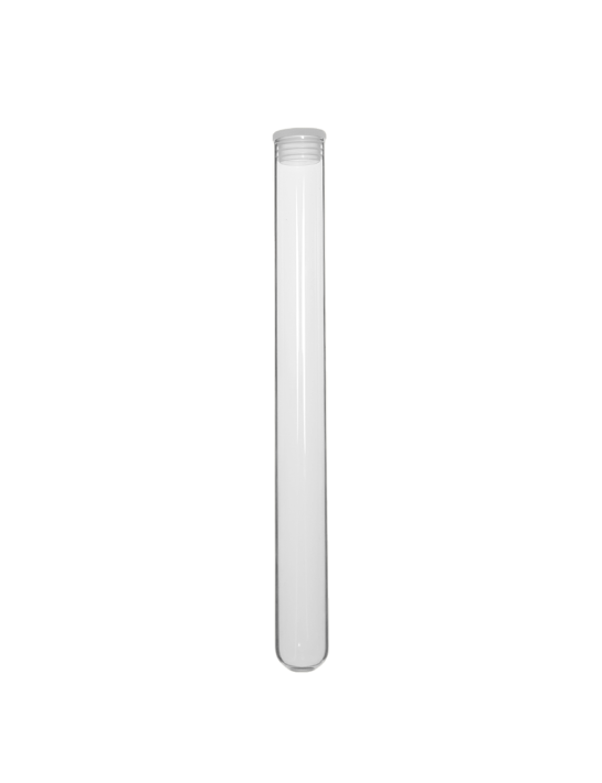 Tube verre 200 mm ø 20 Fond Rond - 48ml