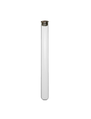 Tube verre 200 mm ø 20 Fond Rond - 48ml