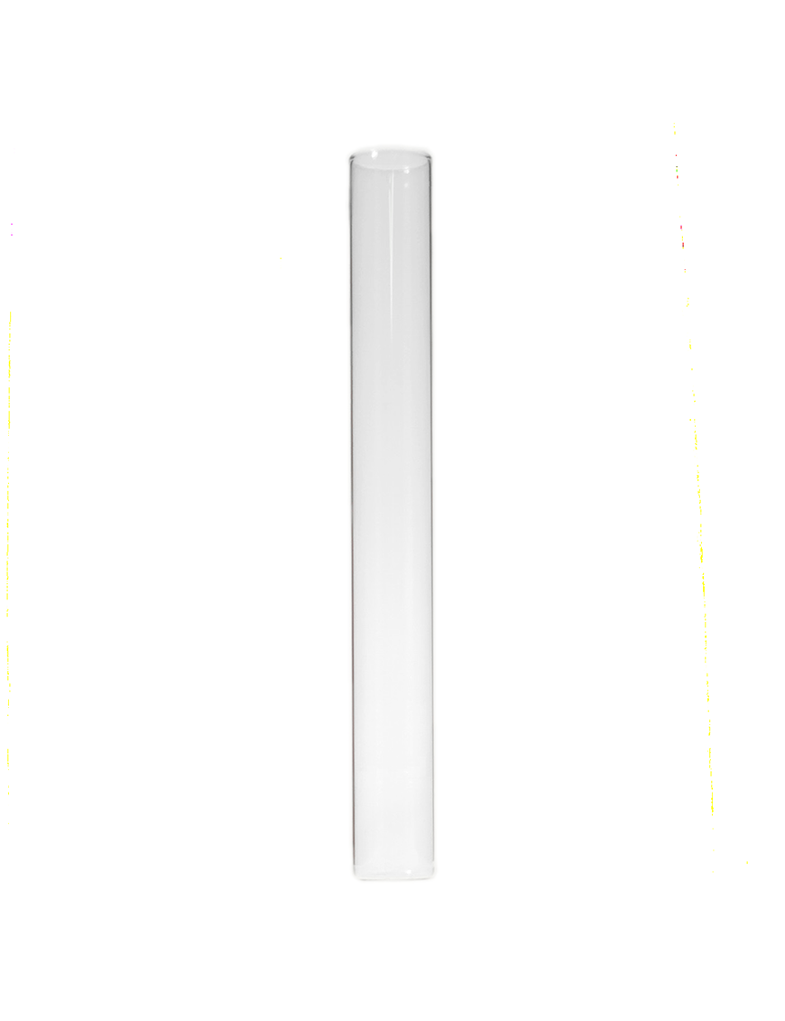 Tube verre 200 mm ø 24 Fond Plat - 65ml