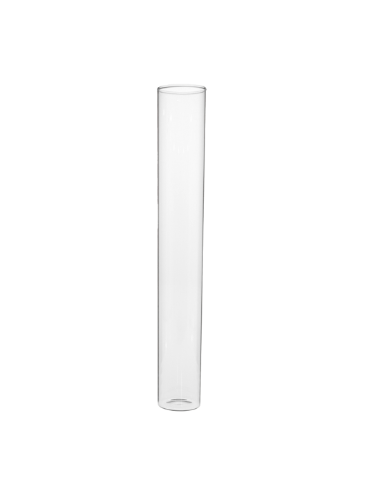 Tube verre 200 mm ø 30 Fond Plat - 120ml