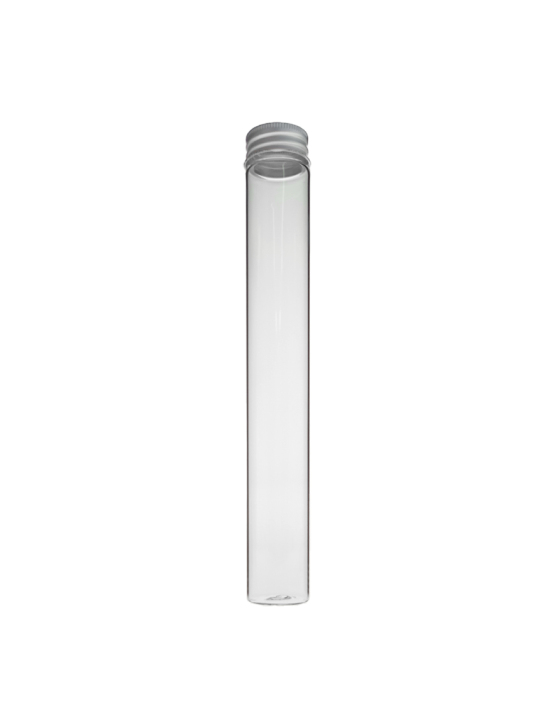 Tube verre 208 mm ø 29.5 Fond plat - 100ml.