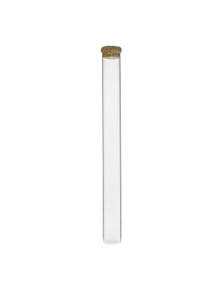 Tube verre 240 mm ø 24 Fond Plat - 92ml