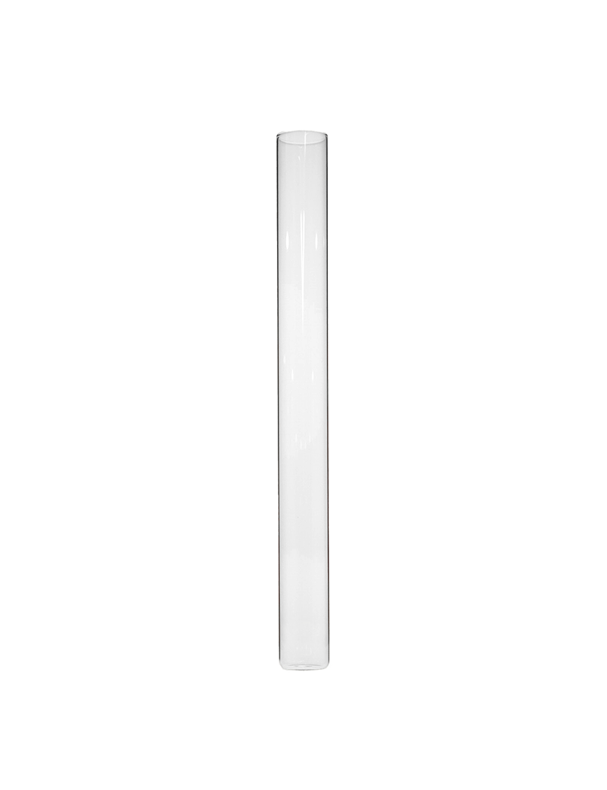 Tube verre 240 mm ø 24 Fond Plat - 92ml