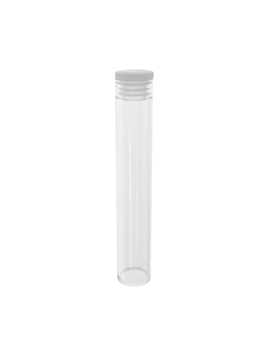 Tube plastique 95mm ø 16.5 Fond plat - 12ml