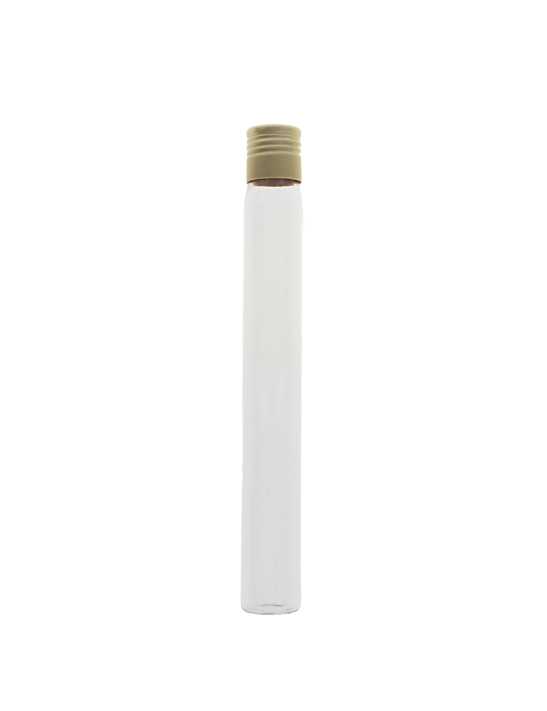 Tube verre 145 mm ø 18 Fond plat - 23ml