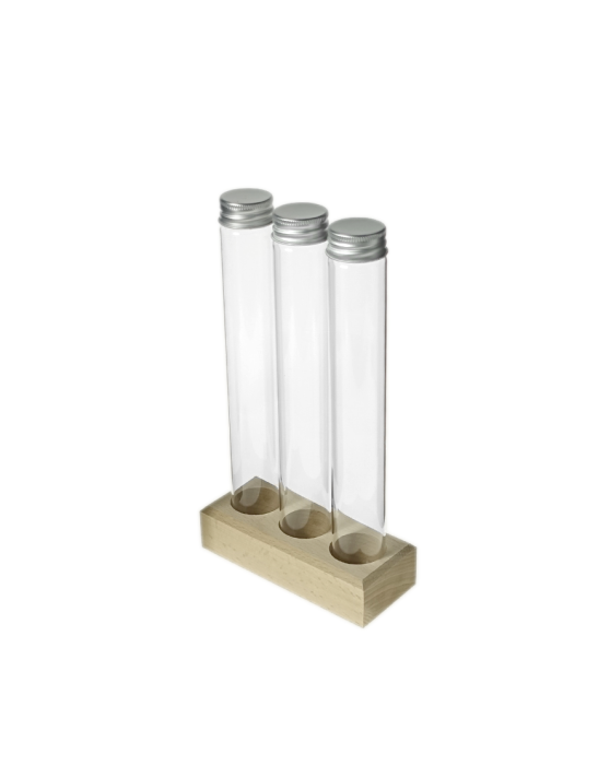 Support socle 3 tubes ø30